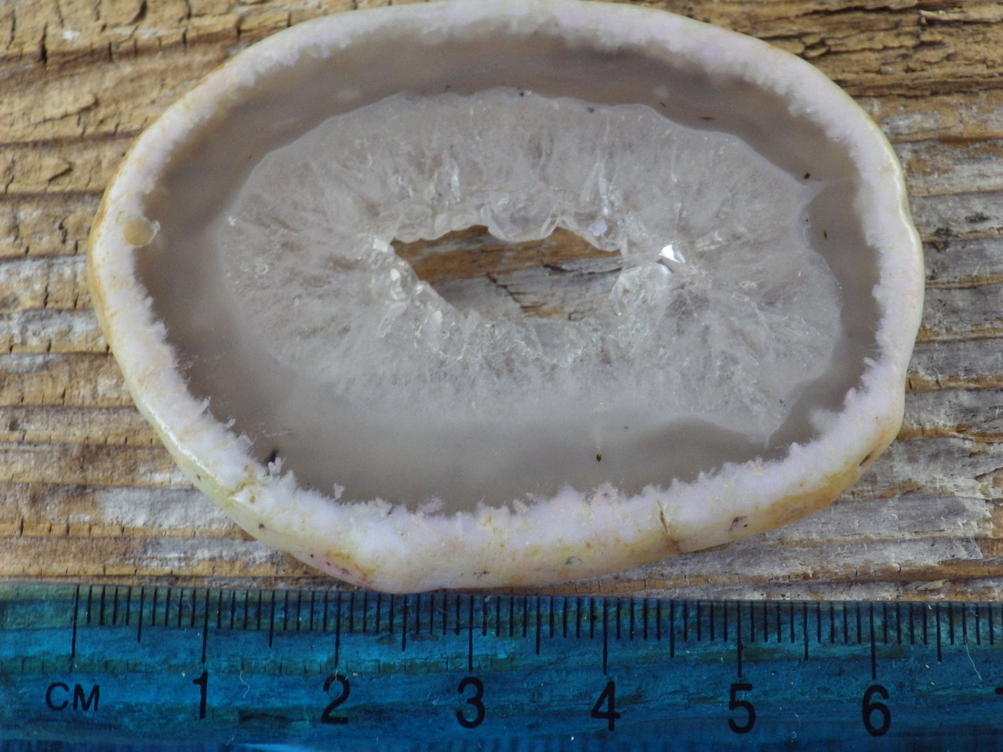 Large Druzy Quartz Geode Agate Slice Pendant 65x47mm, Semi Precious Gemstone, Flat Backed Loose Designer Stone, Jewellery Making Supplies S4